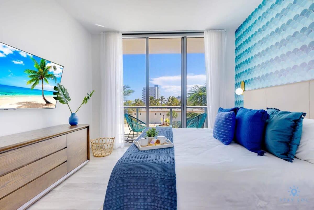 Amazing Pool - Balcony - Up To 6 - Near Beach Hollywood Buitenkant foto