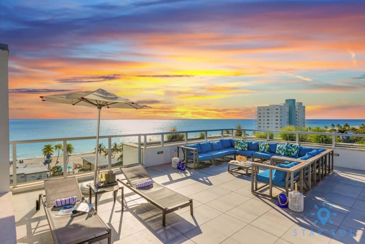 Amazing Pool - Balcony - Up To 6 - Near Beach Hollywood Buitenkant foto