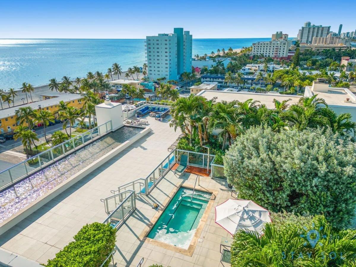 Amazing Pool - Balcony - Up To 6 - Near Beach Hollywood Buitenkant foto